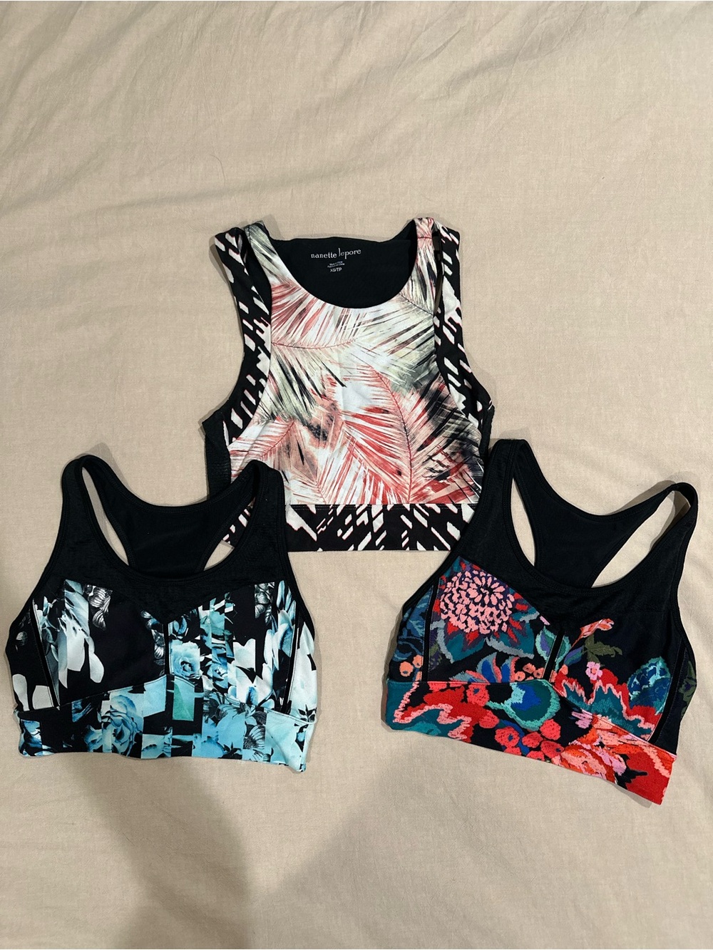 Nanette Lepore (3) Cropped Sports Bras